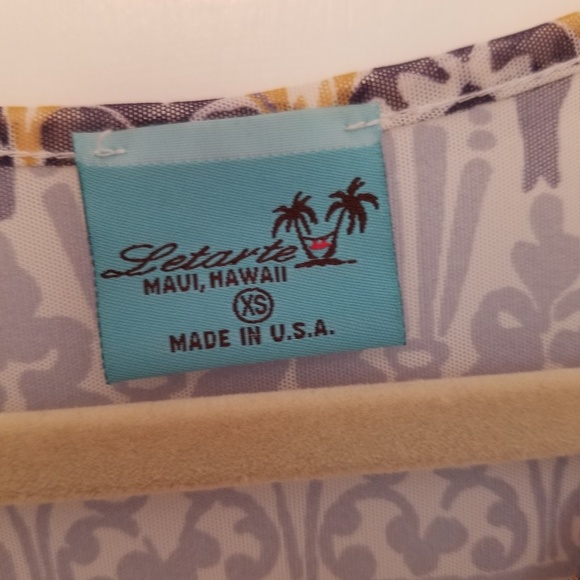 (NWOT) Letarte 3/4 Sleeve Shirt - XS - Picture 3 of 3